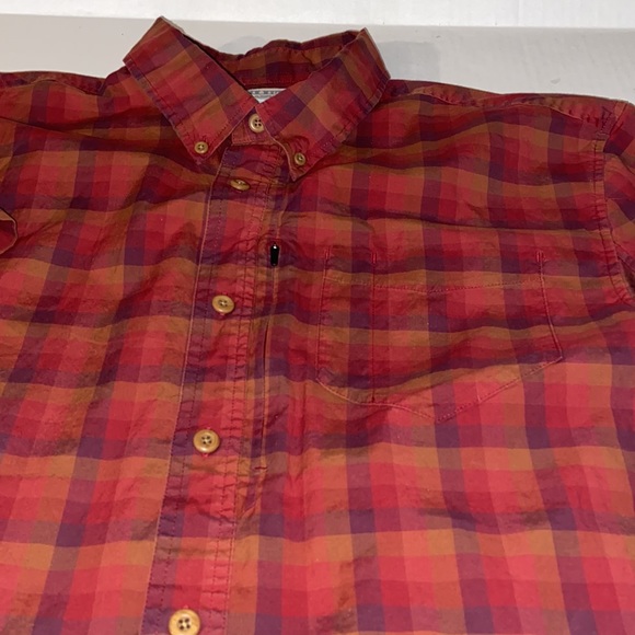 Duluth Trading Company Short Sleeve Button Down XL Plaid Shirt - Picture 4 of 4